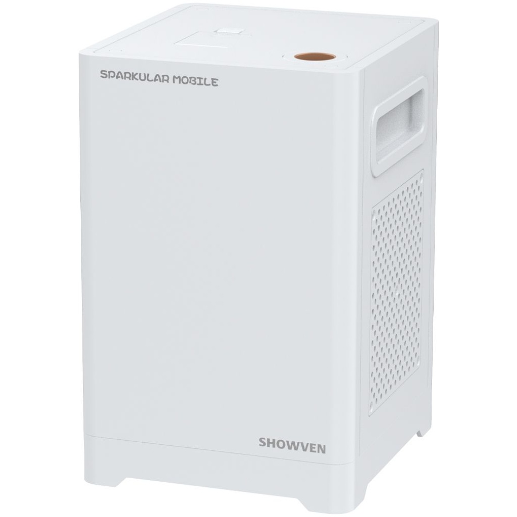 Showven Sparkular Mobile White Front View Showven Sparkular Mobile White Front View