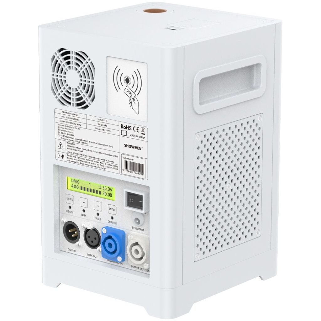 Showven Sparkular Mobile White Rear View Right Showven Sparkular Mobile White Rear View Right